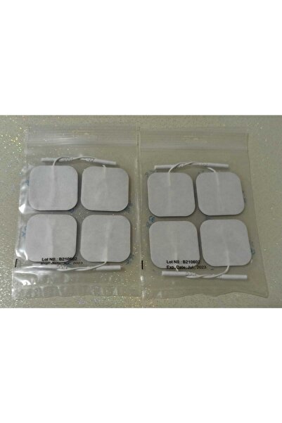 Genel Markalar Tens Cihazı Kablolu Yedek Elektrot 5x5 Tens Pedi 4 Lü ( 2 Paket )