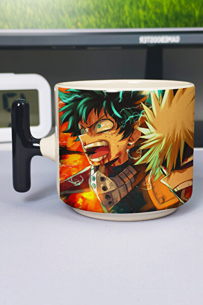 ZipZap My Hero Academia Anime Printed Ceramic Luxury Mug (1 Piece) T-Shaped S...
