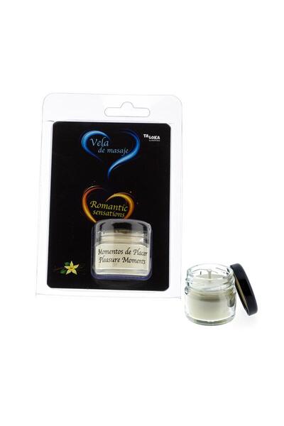 TALOKA Lumânare de masaj cu parfum de vanilie 30 ml