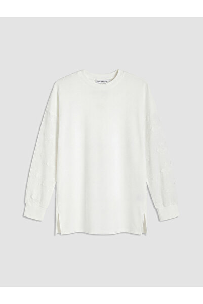LC Waikiki Nevavm Soft Touch Oversize Women's Sweatshirt Tunic with a Difference