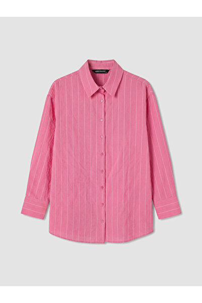 LC Waikiki Nevavm Striped Oversize Women's Shirt Tunic with a Difference