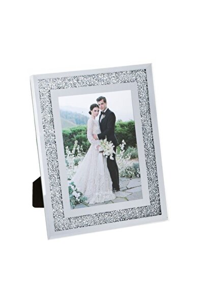OEM Decorative photo frame, Silver, 13 x 18, MDF / glass, wall/table, memorie...