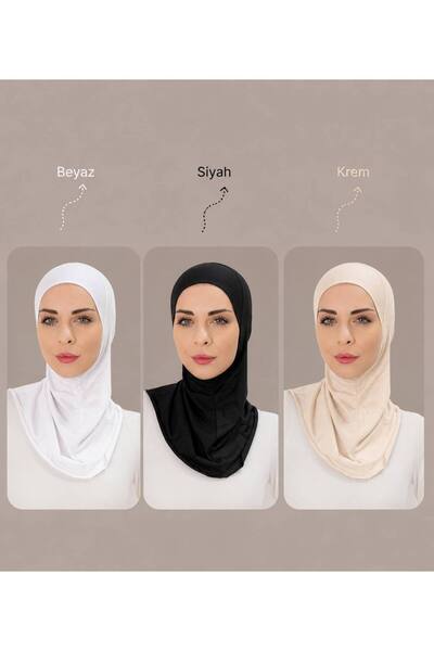 LA SEFA 3 قطع من كريم نينجا بون باللونين الأسود والأبيض