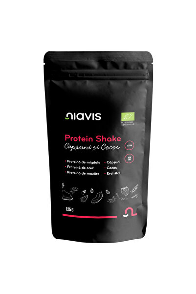 Niavis Protein Shake Cu Capsuni Si Cocos /Bio 125G