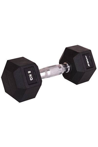 Spokey Gantera hexagonala ENERO FIT cauciucata cu maner din inox - diferite g...