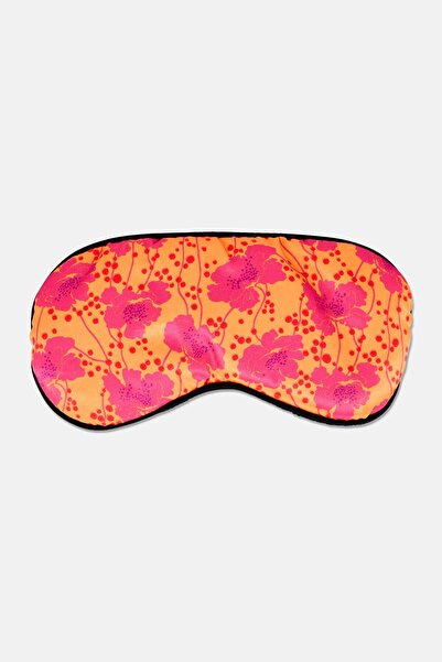 Florence Broadhurst Women Floral Print Satin Sleep Mask, Multicolor