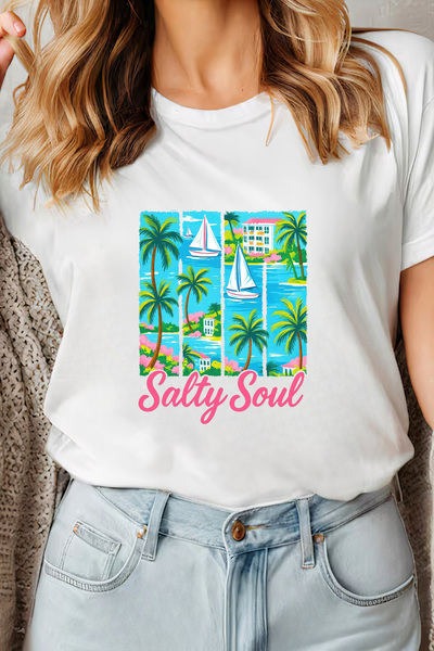 Sarah's Boutique Women's T-shirt – 100% cotton – Salty Soul