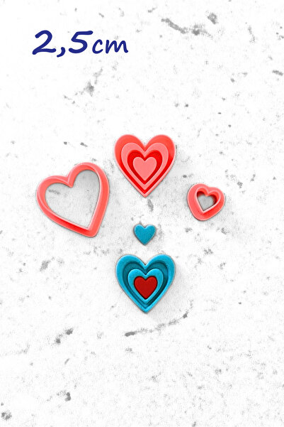 WE3D Valentine's Day - Dream Heart Polymer Clay Ceramic Dough Mold - 2.5cm