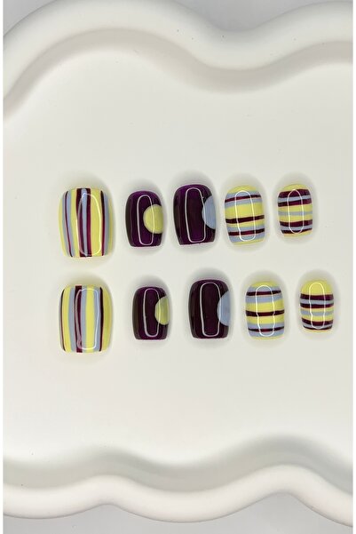 Store Takma Tırnak - Spring Geometry 10’lu