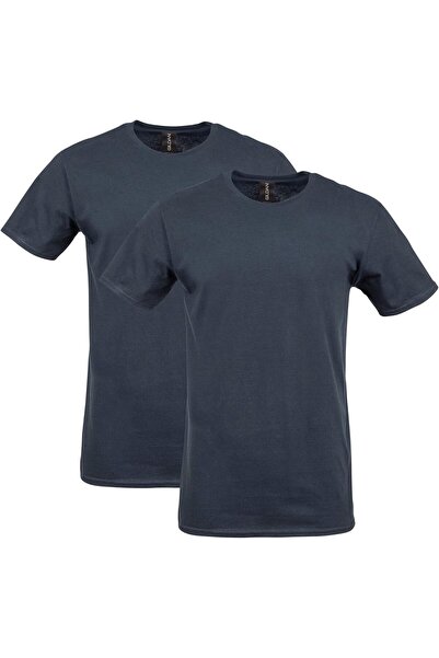 GILDAN Men's Cotton Fitted T-Shirt, Pack of 2