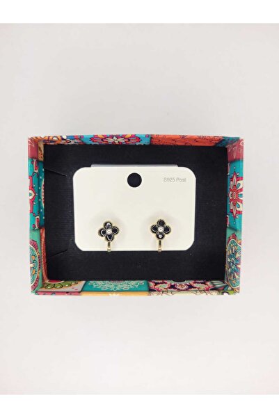 ÖZÇTAKI Steel Children's Earrings - Clip-On (Non-Pierced) - Flower Model with...