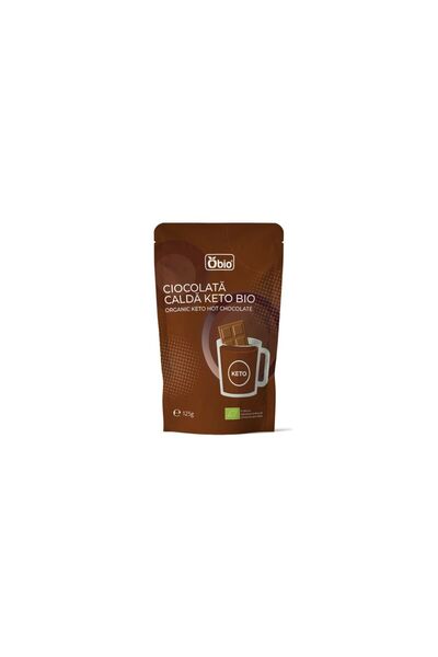 OBİO Ciocolată caldă keto organică 125g