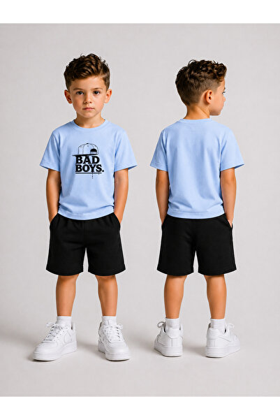 LORVEX Children's Shorts Set for Boys (Shorts - T-Shirt) Printed Summer Sport...