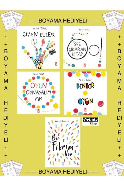 Timaş Yayınları Boyamalı- Çizen Eller - Ses Çıkaran Kitap - Oyun Oynayalım mı...