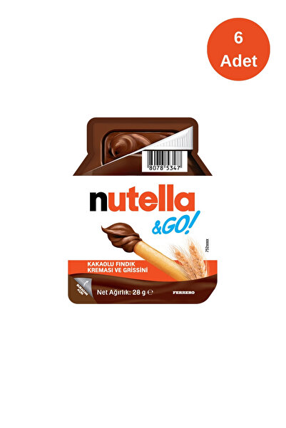 Nutella & Go Kakaolu Fındık Kreması ve Grissini 28 Gr - 6 Adet