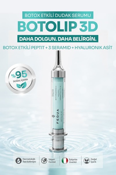 Fedua Botolip 3D Dolgunlaştırıcı Hacim Etkili Dudak Kontür Serumu 10 ml