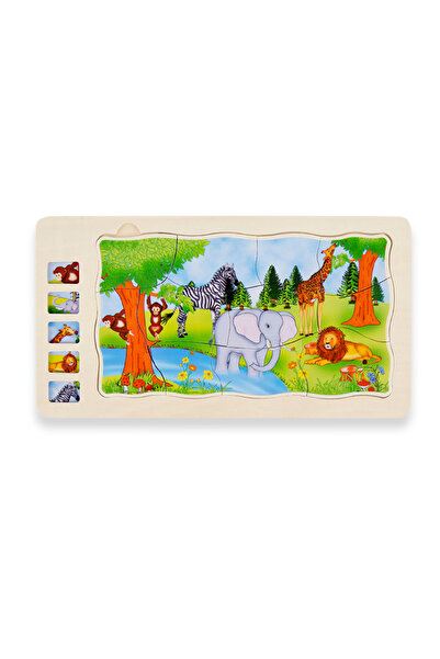 Puzzle بزل الحيوانات متعدد الطبقات