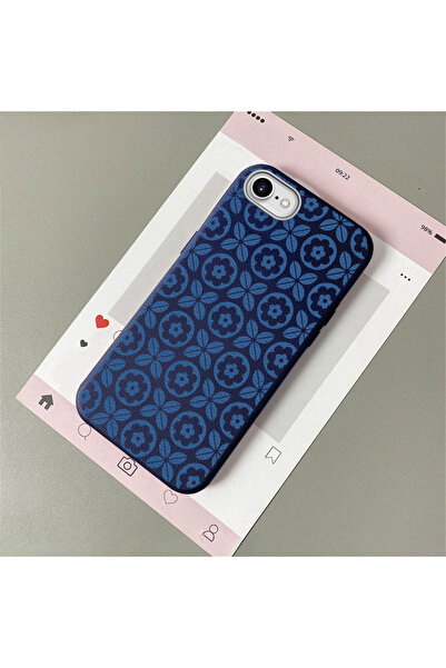 CASEVIBE iPhone 7/8/SE 2020 2022 Uyumlu Şık desenli, deri dokulu telefon kılıfı