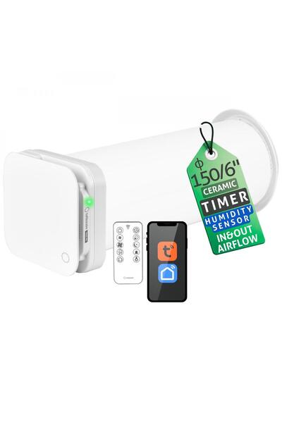 Turbionaire Recuperator de caldura Trend HRV 150 WMW, Conexiune WIFI, Recuper...