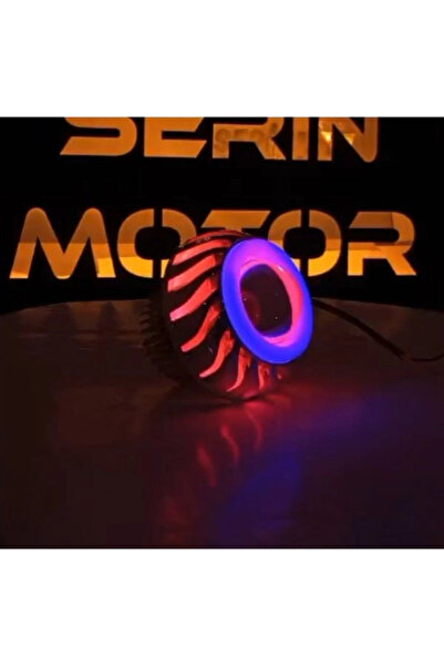 GMS Srn Cg-çita-mh Drift Angel Far Kırmızı - Mavi Beyaz Çakarlı Far Ampulu