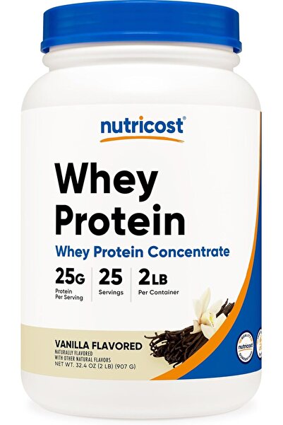 Nutricost بروتين مصل اللبن المركز بنكهة الفانيليا 2 رطل
