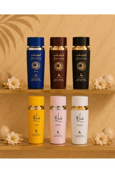Ayelet Top Bottom Set of 6 Oriental Perfumes (3xWomen + 3xMen)