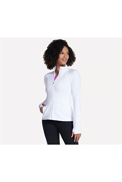 SKECHERS GOWALK JACKET JA132-WHT, JA132-WHT, Female, White