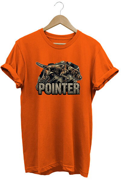 WİDİ Unisex Basset Hound Printed T-Shirt - Hunter Dogs Series Crew Neck Cotto...