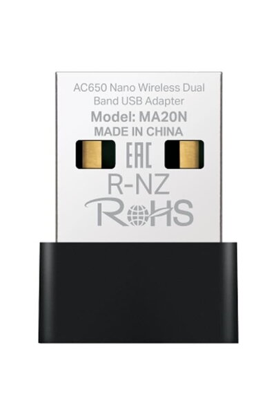 Mercusys Adaptor rețea MERCUSYS, nano AC650, extern, wireless, Dual Band 200 ...