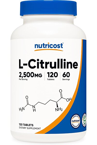 Nutricost L-Citrulline 2500mg Per Serving, 60 Servings, 1250mg Per Tablet, 12...