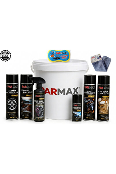 parmax -8 Malzemeli PREMİUM AEROSOL KOVALI OTO BAKİM SETİ