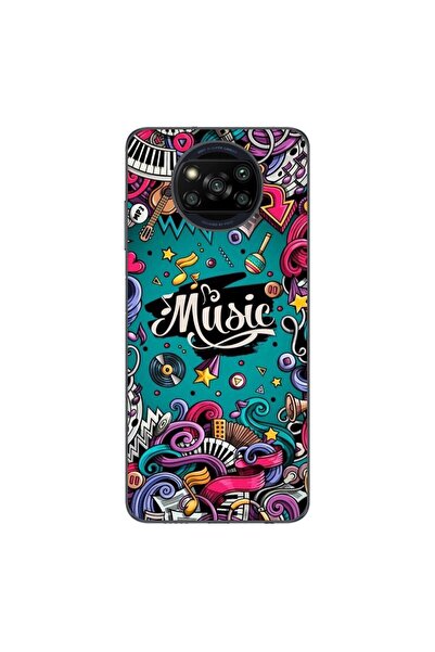 OEM Husa compatibila cu Xiaomi Poco X3 Pro Silicon Gel Tpu Model Pop Art Music