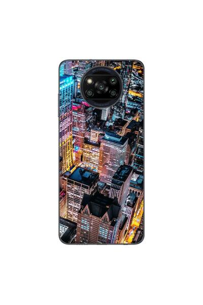 OEM Θήκη συμβατή με Xiaomi Poco X3 Pro από σιλικόνη gel TPU με σχέδιο Νυχτερι...
