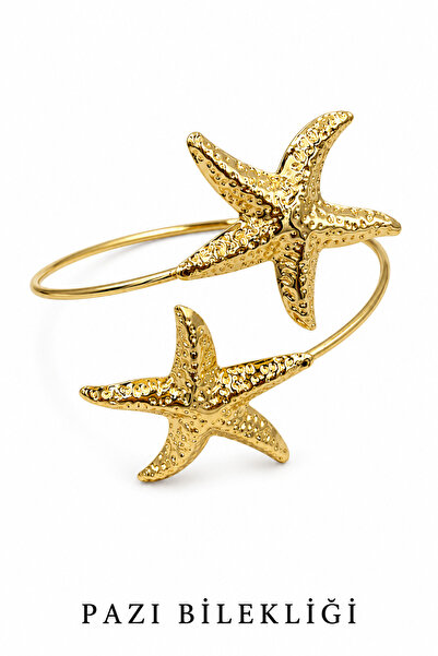 Jack Ferrero Spiral twist design gold adjustable arm bicep bracelet