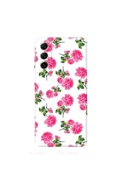 Other Samsung S22 Plus Roses White Transparent Silicone TPU Θήκη