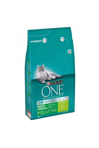 Purina One INDOOR FORMULA Hrană uscată pentru pisici cu curcan 9.75kg