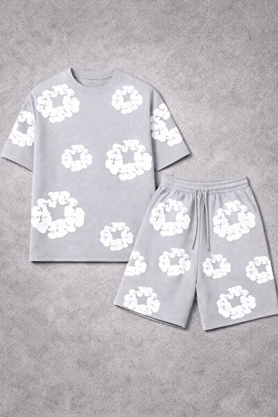 JANTIL MODA Urban Kontrast Desenli Rahat Unisex Takım – Erkek & Kadın Günlük ...