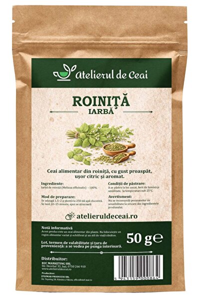 atelierul de ceai Ceai de iarbă de roiniță