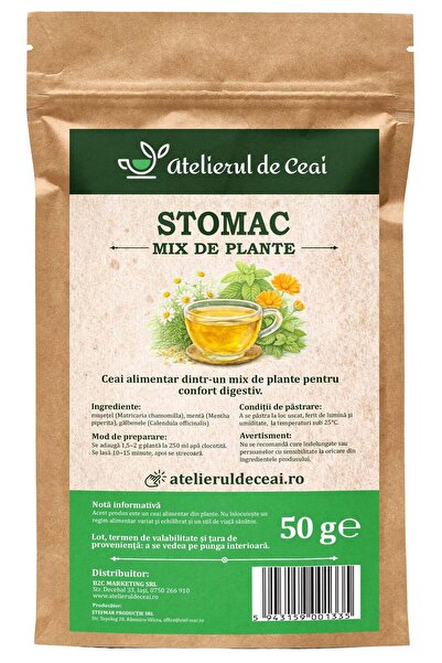 atelierul de ceai Ceai stomac - mix de plante pentru confort digestiv