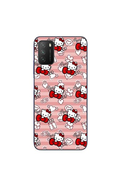 OEM Husa compatibila cu Xiaomi Poco M3 Silicon Gel Tpu Model Hello Kitty Roz ...
