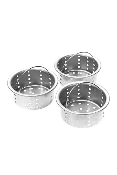 Lawazim 3PCS Stainless Steel Sink Strainer Baskets - Durable Drain Filter Set...