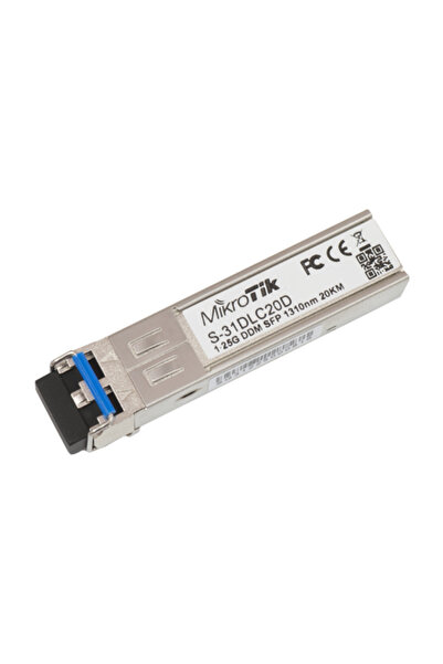 MIKROTIK SFP Module, 1.25G, Dual LC MM, 20km, 1310nm - S-31DLC20D