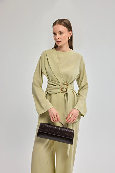 Lady Pixie Double Bib Set with Buckle