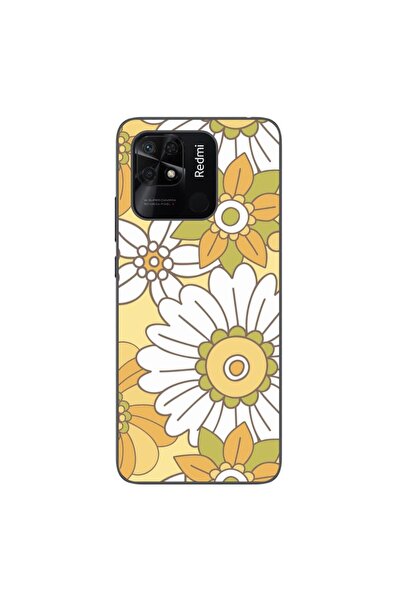 OEM Case compatible with Xiaomi Redmi 10C Silicone Gel Tpu Pattern Pastel Garden