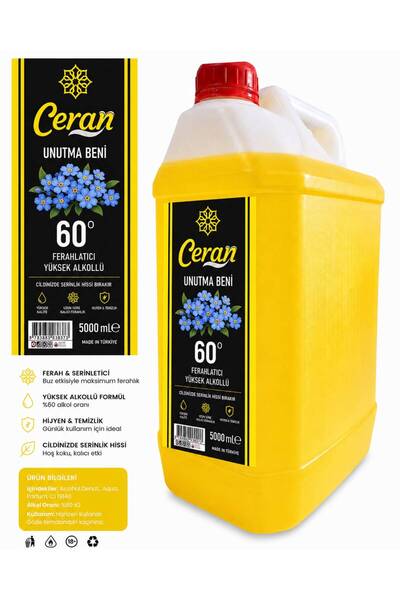 CERAN KOLONYA UNUTMABENİ KOLONYASI 5 LİTRE