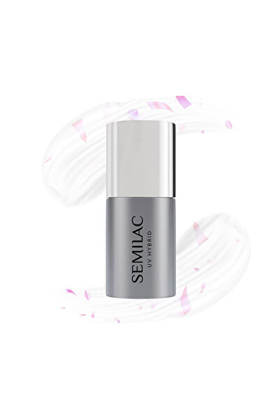 Semilac Top Coat Χωρίς Σκούπισμα T22 Νιφάδες Λουλουδιών 7ml