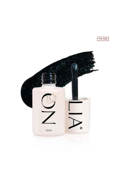 MAGNOLİA SHOP Gel polish C259 - CRYSTAL BLACK - 12ml