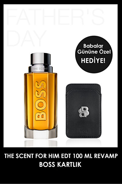 BOSS The Scent For Him EDT 100 ml Parfüm + Kartlık Erkek Parfüm Set