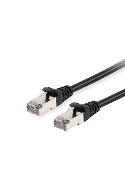EQUIP 606103 Cat.6A S/FTP Patch Cable, 1.0m, Black