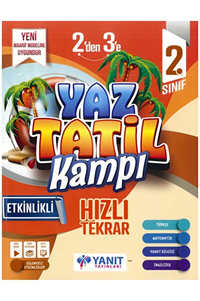 Yanıt Yayınları Yanıt 2. Sınıf 2'den 3'e Yaz Tatil Kampı